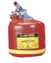 Justrite® 2 1/2 Gallon Red Polyethylene Safety Can