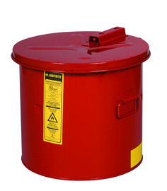Justrite® 3 1/2 Gallon Red Galvanized Steel Dip Tank