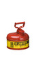 Justrite® 1 Gallon Red Galvanized Steel Safety Can