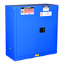 Justrite® 30 Gallon Blue Sure-Grip® EX 18 Gauge CR Steel Safety Cabinet