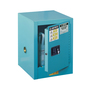 Justrite® 4 Gallon Blue Sure-Grip® EX 18 Gauge Cold Rolled Steel Safety Cabinet