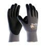 Protective Industrial Products X-Large MaxiFlex® Endurance™ 15 Gauge Black Nitrile Palm And Finger Coated Work Gloves With Gray Lycra And Nylon Liner And Knit Wrist