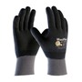 Protective Industrial Products X-Small MaxiFlex® Endurance™ 15 Gauge Black Nitrile Full Hand Coated Work Gloves With Gray Lycra And Nylon Liner And Knit Wrist