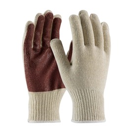 Protective Industrial Products Large PIP® 10 Gauge Rust Nitrile One Side Coated Work Gloves With Natural Cotton And Polyester Liner And Knit Wrist