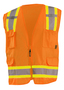 OccuNomix 3X Hi-Viz Orange Polyester Vest