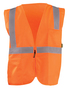 OccuNomix Large Hi-Viz Orange Polyester Vest