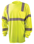 OccuNomix X-Large Hi-Viz Yellow Polyester Birdseye Long Sleeve T-Shirt