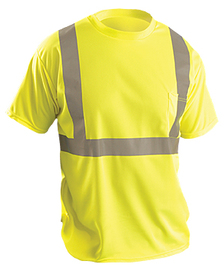 OccuNomix 2X Hi-Viz Yellow Polyester Birdseye T-Shirt