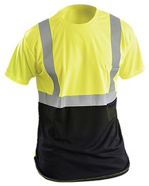 OccuNomix X-Large Hi-Viz Yellow Polyester Birdseye T-Shirt