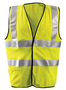 OccuNomix X-Large Hi-Viz Yellow Aramid/Mesh/Modacrylic Vest