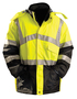 OccuNomix X-Large Hi-Viz Yellow Polyester Oxford Jacket/Coat