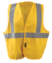 OccuNomix L/XL Yellow Classic™ Cotton Vest With Hook And Loop Closure