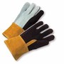 Protective Industrial Products 14" Rust Split Cowhide Cotton Lined Welders Gloves