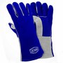 Protective Industrial Products X-Large 14" Blue Split Cowhide Cotton Lined Welders Gloves