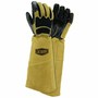 Protective Industrial Products Large 20" Brown Top Grain Goatskin Cotton/Foam Lined Welders Gloves