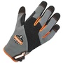 Ergodyne Medium Black, Hi-Viz Orange And Gray ProFlex® 710 Neoprene, Armortex® And Tena-Grip™ Full Finger Mechanics Gloves With Hook and Loop Cuff