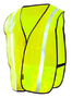OccuNomix XL Hi-Viz Yellow Value™ Economy Lightweight Polyester Vest With Front Hook And Loop Closure