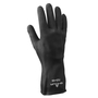 SHOWA® Size 10 Black Cotton Flock Lined 24 mil Neoprene Chemical Resistant Gloves