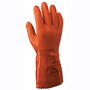 SHOWA® Size 11 Orange ATLAS® Cotton Lined PVC Chemical Resistant Gloves