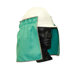 Stanco Safety Products™ 12" X 34" Green Cotton Flame Resistant Shroud Neck Protector With Elastic Band Closure