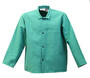 Stanco Safety Products™ Medium Green Cotton Flame Resistant Coat Jacket With Snap Closure