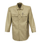 Stanco Safety Products™ 3X Tan Indura®/UltraSoft® Flame Resistant Shirt With Button Closure