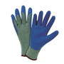 Protective Industrial Products Medium G-Tek® 10 Gauge Blue Latex Palm And Finger Coated Work Gloves With Dark Gray Polyester Liner And Knit Wrist