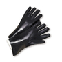 Protective Industrial Products Size 12" PIP® Black PVC Full Hand Coated Work Gloves With Black Cotton Liner And Straight Cuff