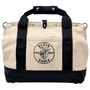 Klein Tools 18" X 6" X 14" Natural/Black Canvas/Leather Tool Bag