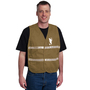 Protective Industrial Products 2X - 3X Tan PIP® Cotton/Polyester Vest