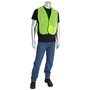 Protective Industrial Products Hi-Viz Orange/Hi-Viz Yellow PIP® Polyester/Mesh Vest