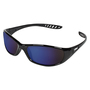 Kimberly-Clark Professional KleenGuard™ Hellraiser Black Safety Glasses With Blue Mirrored/Hard Coat Lens