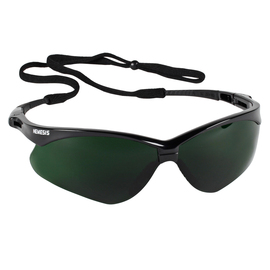 picture of green lens safety glasses