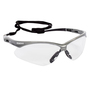 Kimberly-Clark Professional KleenGuard™ Nemesis Gray Safety Glasses With Clear Anti-Fog/Hard Coat Lens