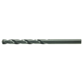 Drillco Series 1100 7/32" X 6" Black Oxide HSS Aircraft Extension Drill Bit With Straight Shank And 2 1/2" Spiral Flute