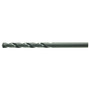 Drillco Series 1100 7/32" X 6" Black Oxide HSS Aircraft Extension Drill Bit With Straight Shank And 2 1/2" Spiral Flute