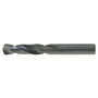 Drillco Nitro Series 300A 5/16" X 2 13/16" Black Oxide HSS Heavy Duty Screw Machine Length Stub Drill Bit With Straight Shank And 1 5/8" Spiral Flute (6 Per Pack)