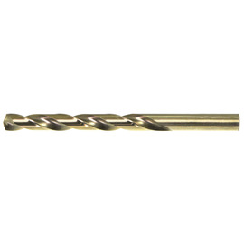 Drillco Series 500 31/64" X 5 7/8" Bronze Cobalt General Purpose Heavy Duty Jobber Length Drill Bit With Straight Shank And 4 3/8" Spiral Flute (6 Per Pack)
