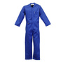 Stanco Safety Products™ X-Large Blue Indura® Flame Resistant Coveralls With Front Zipper Closure