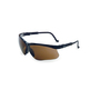 Honeywell Uvex Genesis® Black Safety Glasses With Brown Hydroshield Anti-Fog Lens