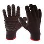 IMPACTO®  Medium Black BLACKMAXX Nylon And Cellular Chloroprene Full Finger Mechanics Gloves With Slip-on Cuff