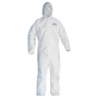Kimberly-Clark Professional™ Large White KleenGuard™ A40 Film Laminate Disposable Coveralls