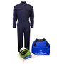 National Safety Apparel Small Blue Westex UltraSoft® Flame Resistant Arc Flash Personal Protective Equipment Kit