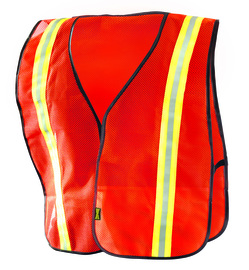 OccuNomix XL Hi-Viz Yellow Value™ Economy Lightweight Polyester/Mesh Vest With Front Hook And Loop Closure