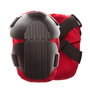 IMPACTO®  Red And Black Foam FR Knee Pad