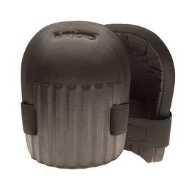 IMPACTO® Black Heavy Duty Knee Pad With Molded Co-Polymer Foam Padding And Single Elastic Strap