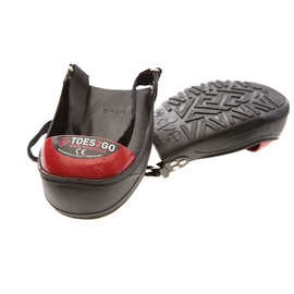 Red/Black PVC/Steel Shoe Protection