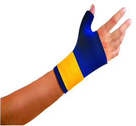 OccuNomix Large Blue Neoprene/Nylon Jersey Thumb Wrist Support