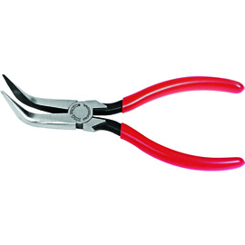 Stanley® 3/8" X 6" Steel Proto® Needle Nose Plier With Red Plastic Dipped Handle