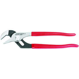 Stanley® 2 5/8" X 2 1/4" X 12" Tool Steel Proto® Power Track Groove Joint Plier With Red Plastic Dipped Handle